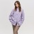 Bawełniana koszula oversize w delikatny biało-fioletowy prążek uszyta w duchu slow fashion.