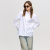 Minimalistyczna biała koszula oversize WHITE DESIRE z certyfikowanej tkaniny – KOSHU:LE