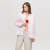 Damska koszula oversize PINK DESIRE w kolorze baby pink – modny akcent na co dzień