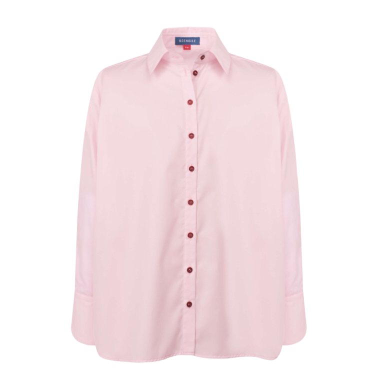 Bawełniana koszula oversize PINK DESIRE – dla kobiet, które lubią wyrażać siebie niebanalnym fasonem